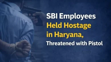 SBI Employees held hostage in Haryana, Threatened with Pistol