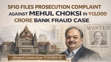 SFIO Files Prosecution Complaint Against Mehul Choksi in Rs.13,000 Crore Bank Fraud Case