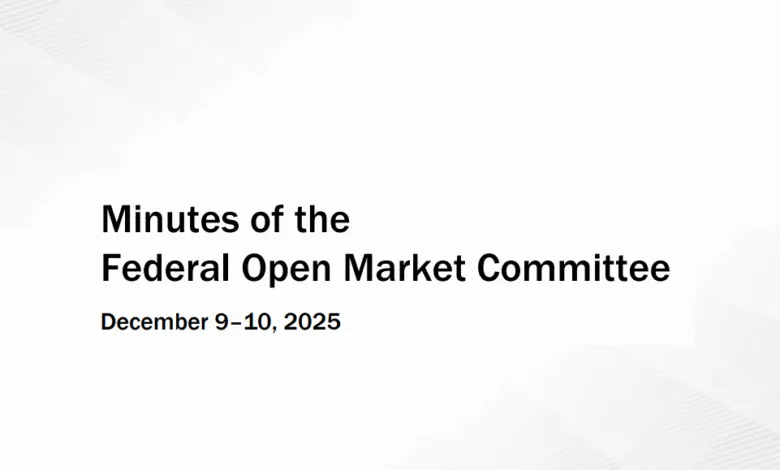 US: Download Minutes of the Federal Open Market Committee
