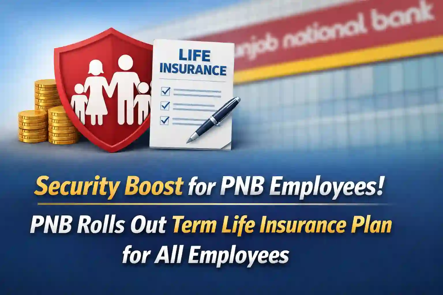 Security Boost for PNB Employees! PNB Rolls Out Term Life Insurance Plan for All Employees
