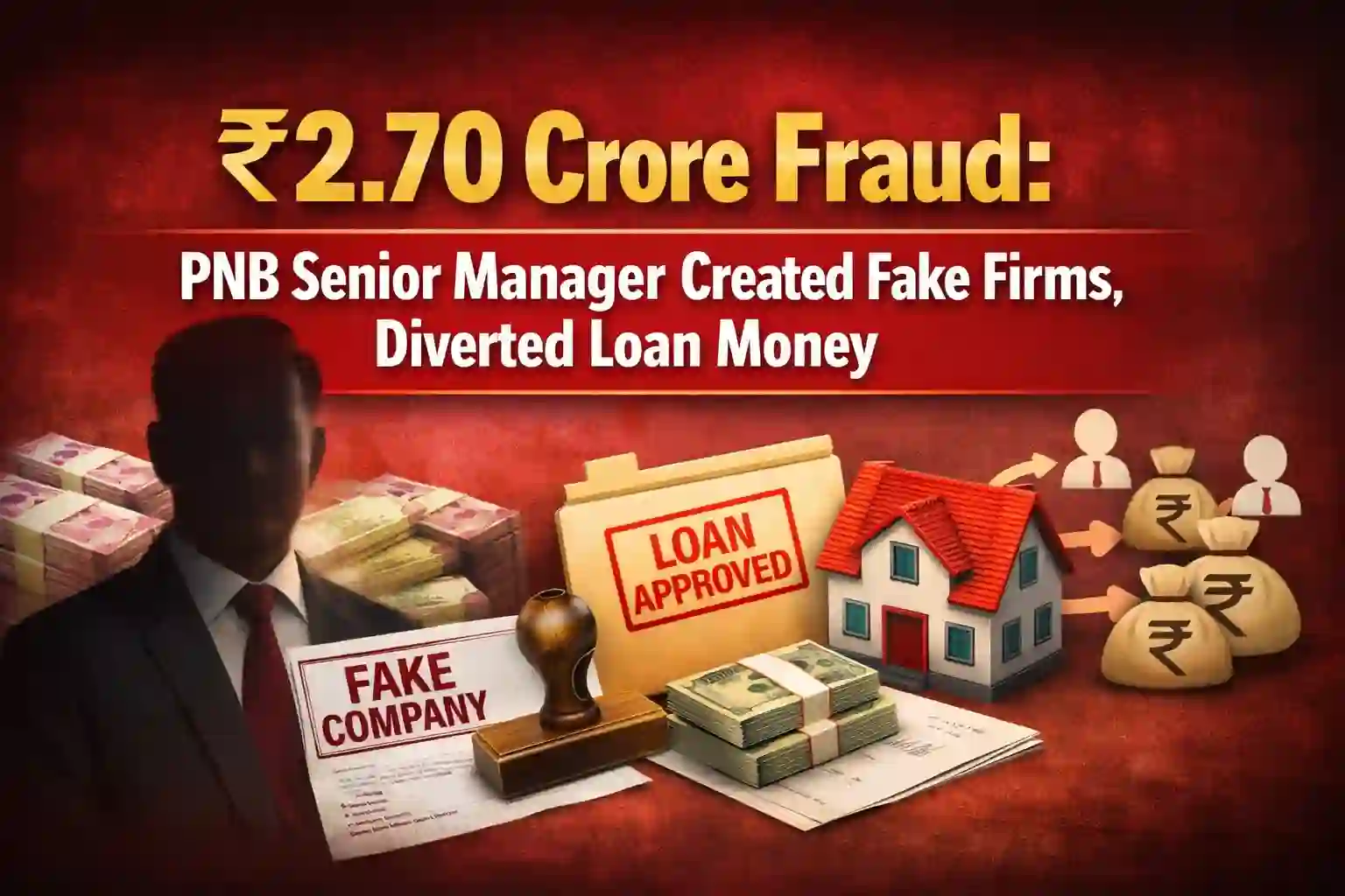 Rs 2.70 Crore Fraud: PNB Senior Manager Created Fake Firms, Diverted Loan Money