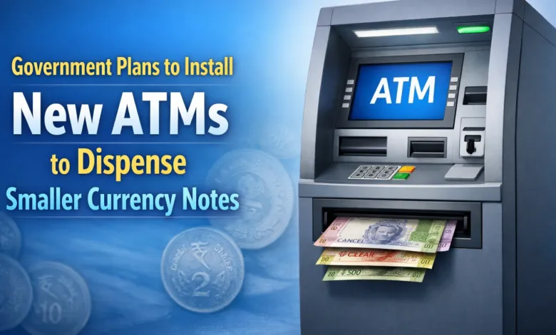 Government Plans to Install New ATMs to Dispense Smaller Currency Notes