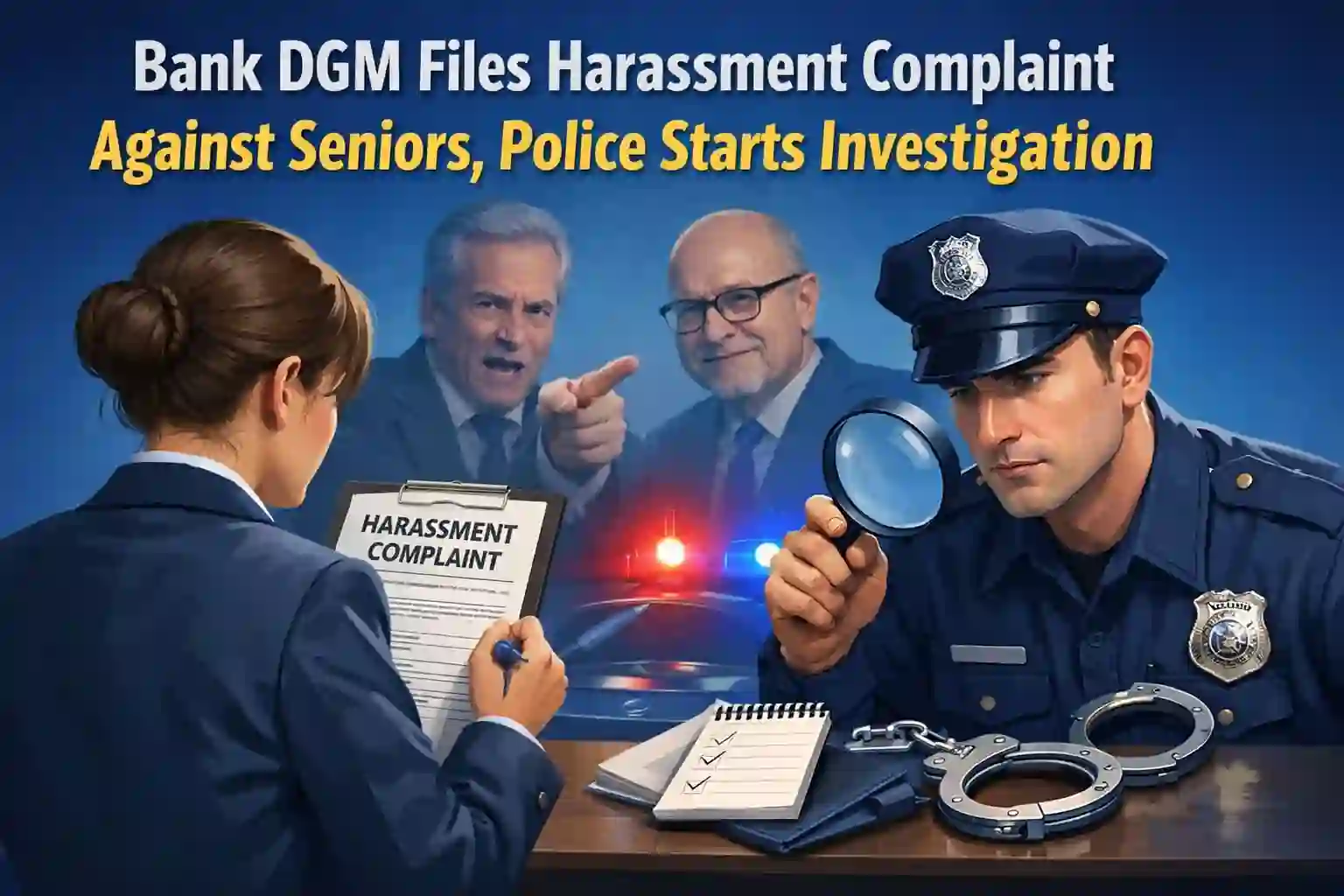 Bank DGM files harassment complaint against Seniors