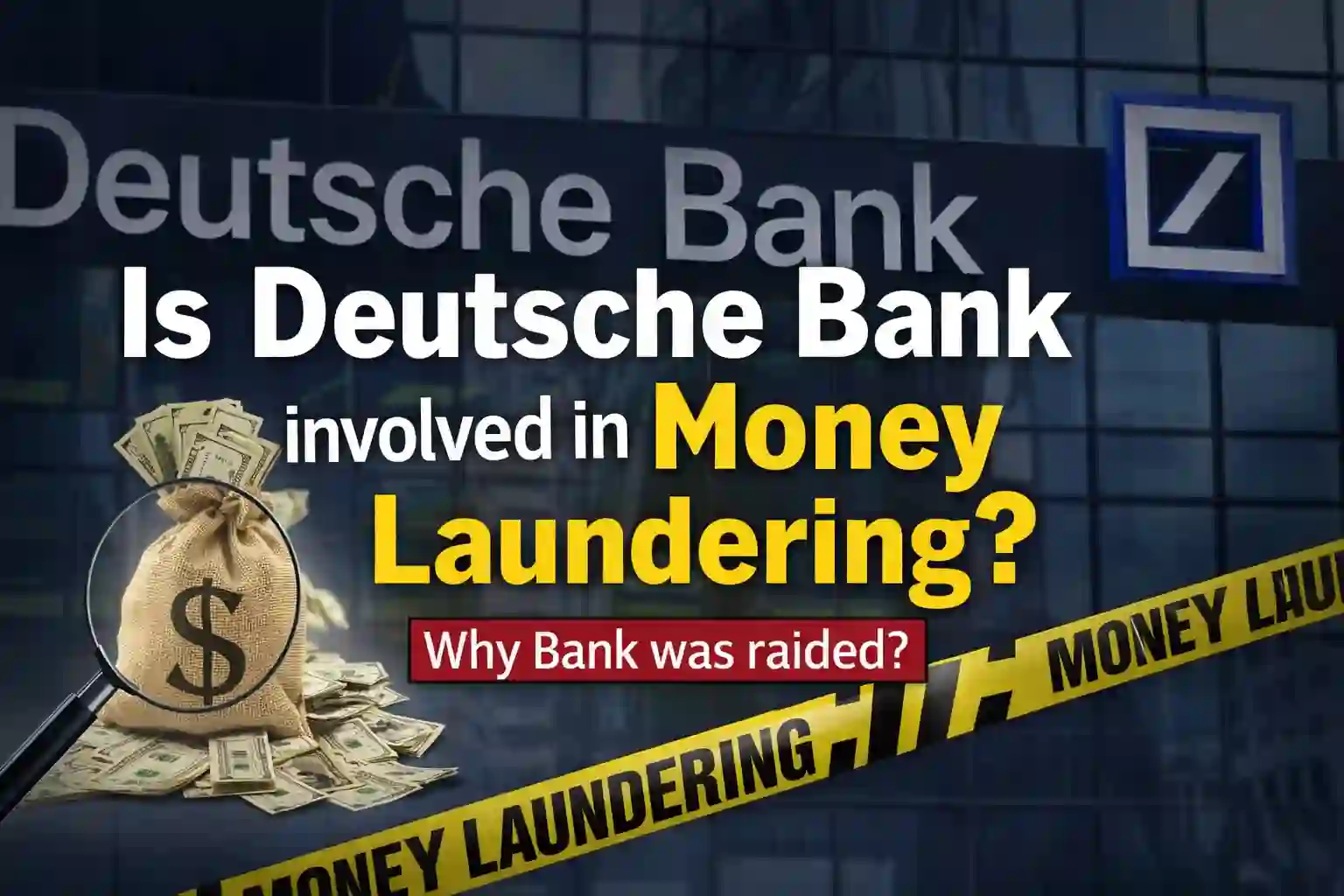 Is Deutsche Bank involved in Money Laundering? Why Bank was raided?