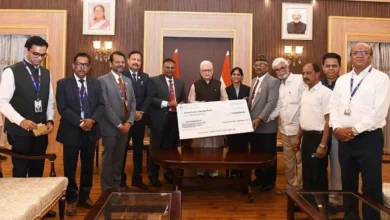 SBI Hyderabad donates Rs.53 Lakh to Armed Forces Flag Day Fund