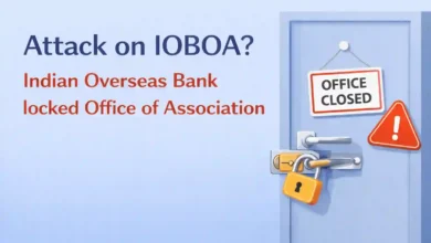 Attack on IOBOA? Indian Overseas Bank locked Office of Association