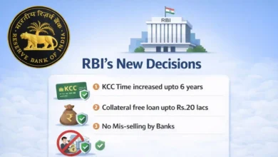RBI's New Decisions: No Mis-selling, KCC Tenure 6 Years, Free loans upto Rs.20 Lacs
