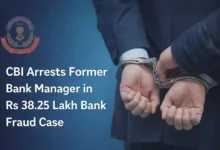 CBI Arrests Former Bank Manager in Rs 38.25 Lakh Bank Fraud Case