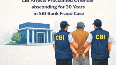 CBI Arrests Proclaimed Offender absconding for 30 Years in SBI Bank Fraud Case
