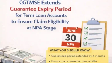 CGTMSE Extends Guarantee Expiry Period for Term Loan Accounts to Ensure Claim Eligibility at NPA Stage
