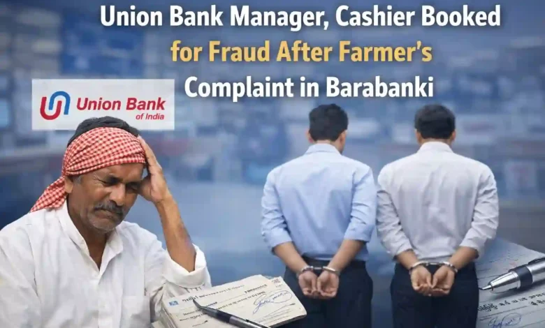 Union Bank Manager, Cashier Booked for Fraud After Farmer’s Complaint in Barabanki