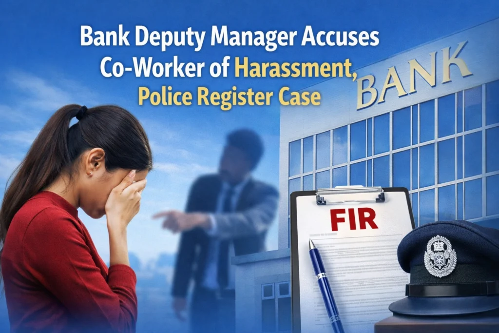 Bank Deputy Manager Accuses Co-Worker of Harassment, Police Register Case