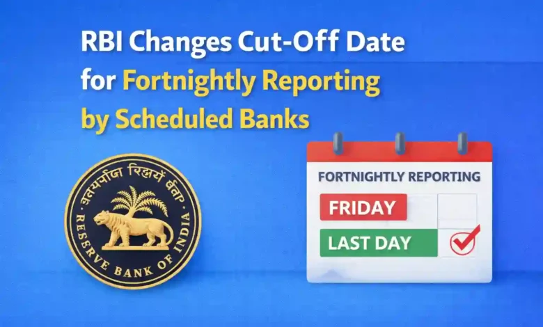 RBI Changes Cut-Off Date for Fortnightly Reporting by Scheduled Banks