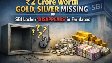 ₹2 Crore Worth Gold, Silver Missing as SBI Locker ‘Disappears’ in Faridabad