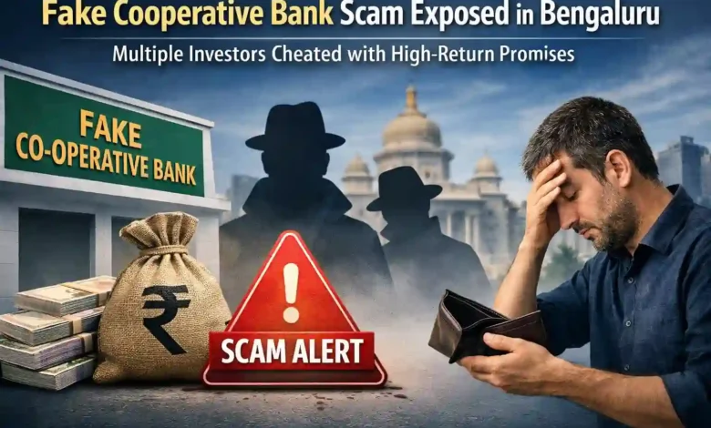 Fake Cooperative Bank Scam Exposed in Bengaluru, Multiple Investors Cheated with High-Return Promises
