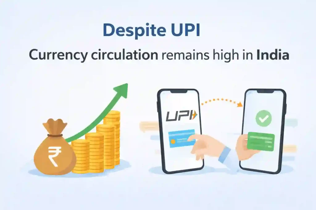 Depsite UPI Currency circulation remains high in India SBI Report