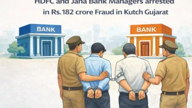 HDFC and Jana Bank Managers arrested in Rs.182 crore Fraud in Kutch Gujarat