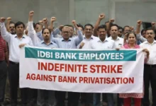 IDBI Bank Employees announce Indefinite Strike against Bank Privatisation