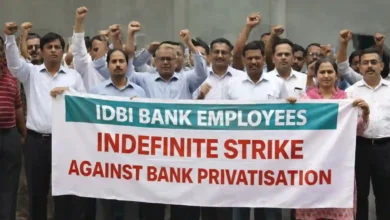IDBI Bank Employees announce Indefinite Strike against Bank Privatisation