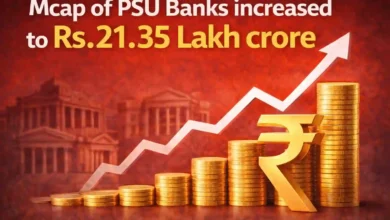 Mcap of PSU Banks increased to Rs.21.35 Lakh crore