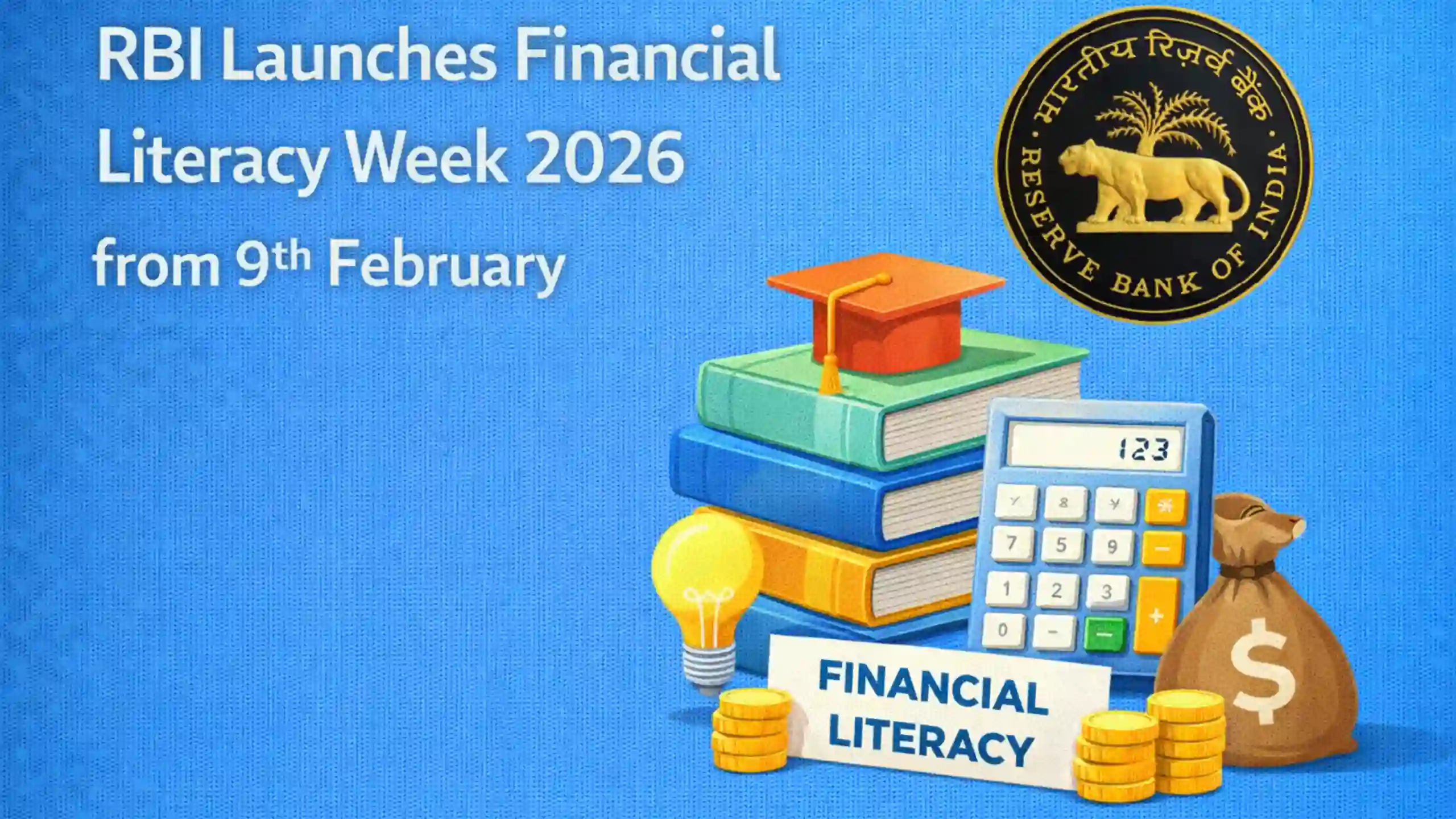 RBI Launches Financial Literacy Week 2026 from 9th February