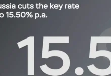 Russia cuts key rate by 50 basis points to 15.50% per annum