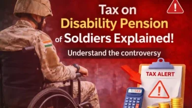 Tax on Disability Pension of Soldiers Explained! Understand the controversy
