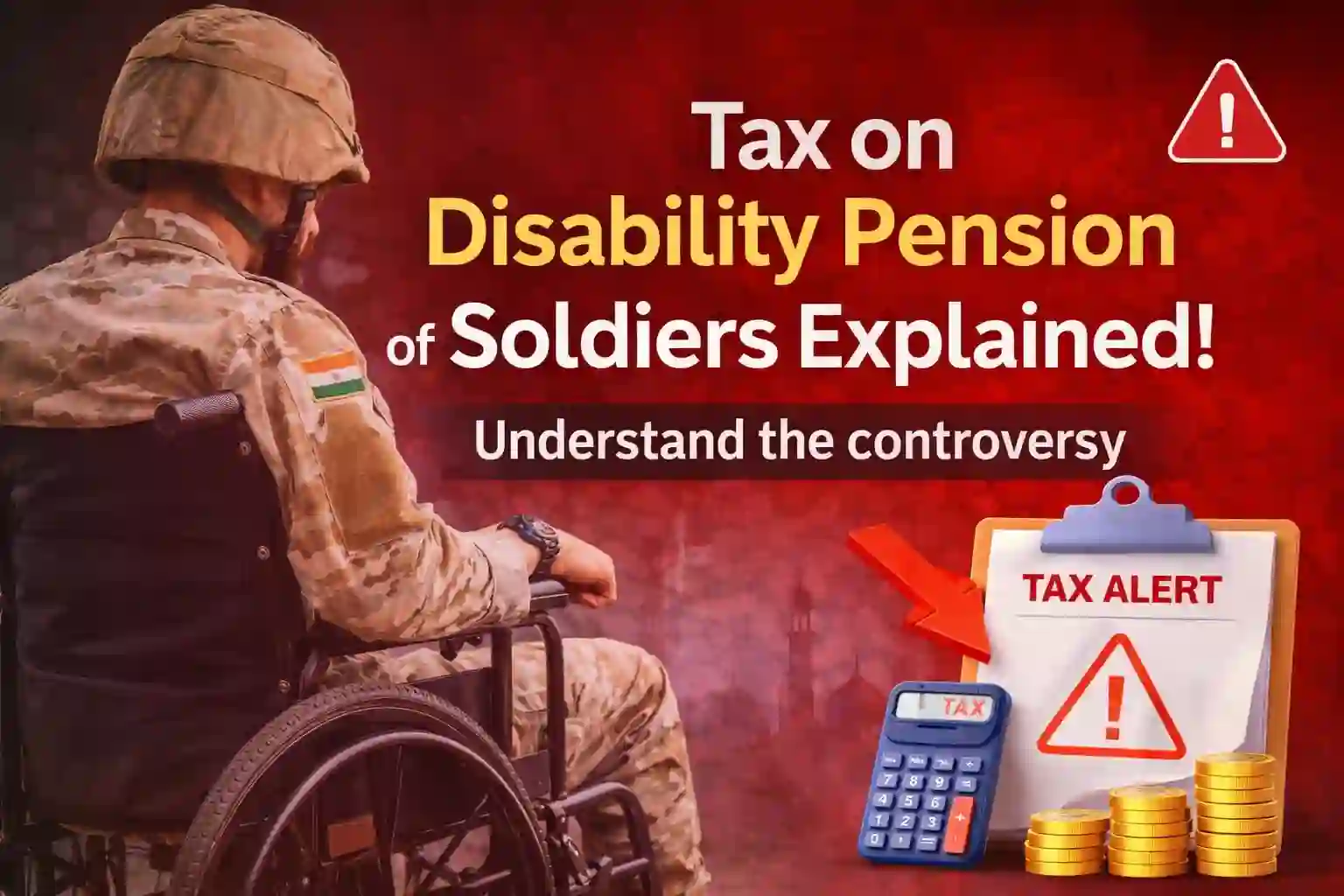 Tax on Disability Pension of Soldiers Explained! Understand the controversy