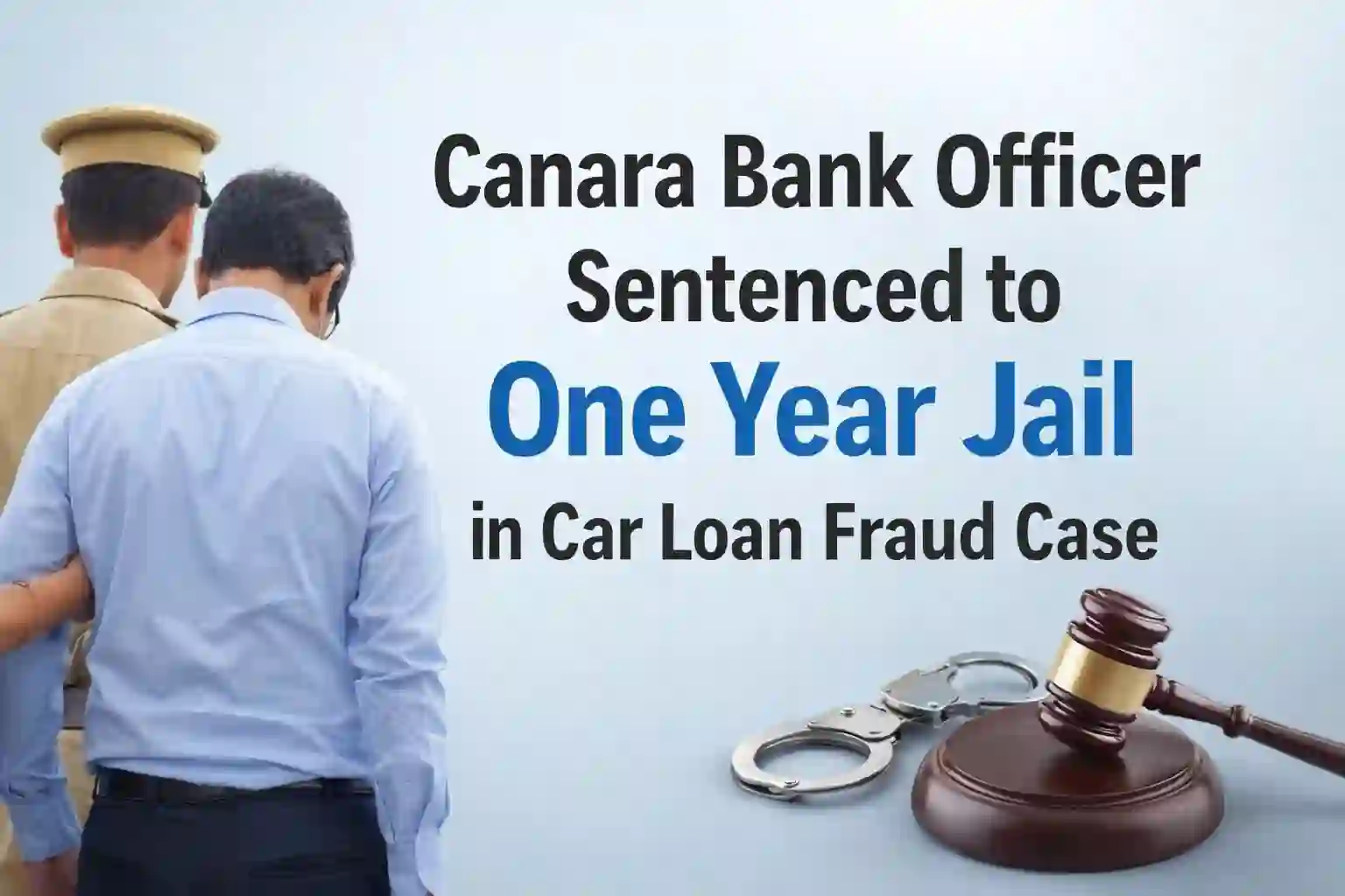 Canara Bank Officer Sentenced to One Year Jail in Car Loan Fraud Case