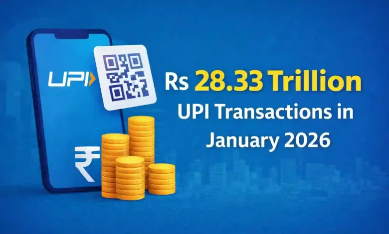 Rs 28.33 Trillion UPI Transactions in January 2026, Check Day Wise Data