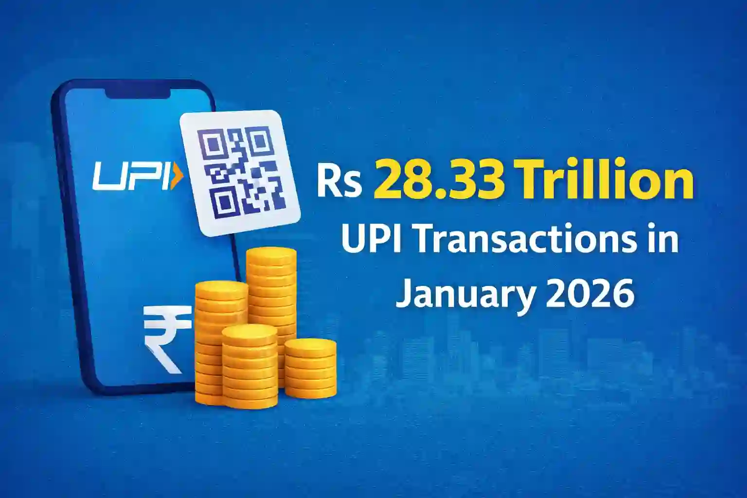 Rs 28.33 Trillion UPI Transactions in January 2026, Check Day Wise Data