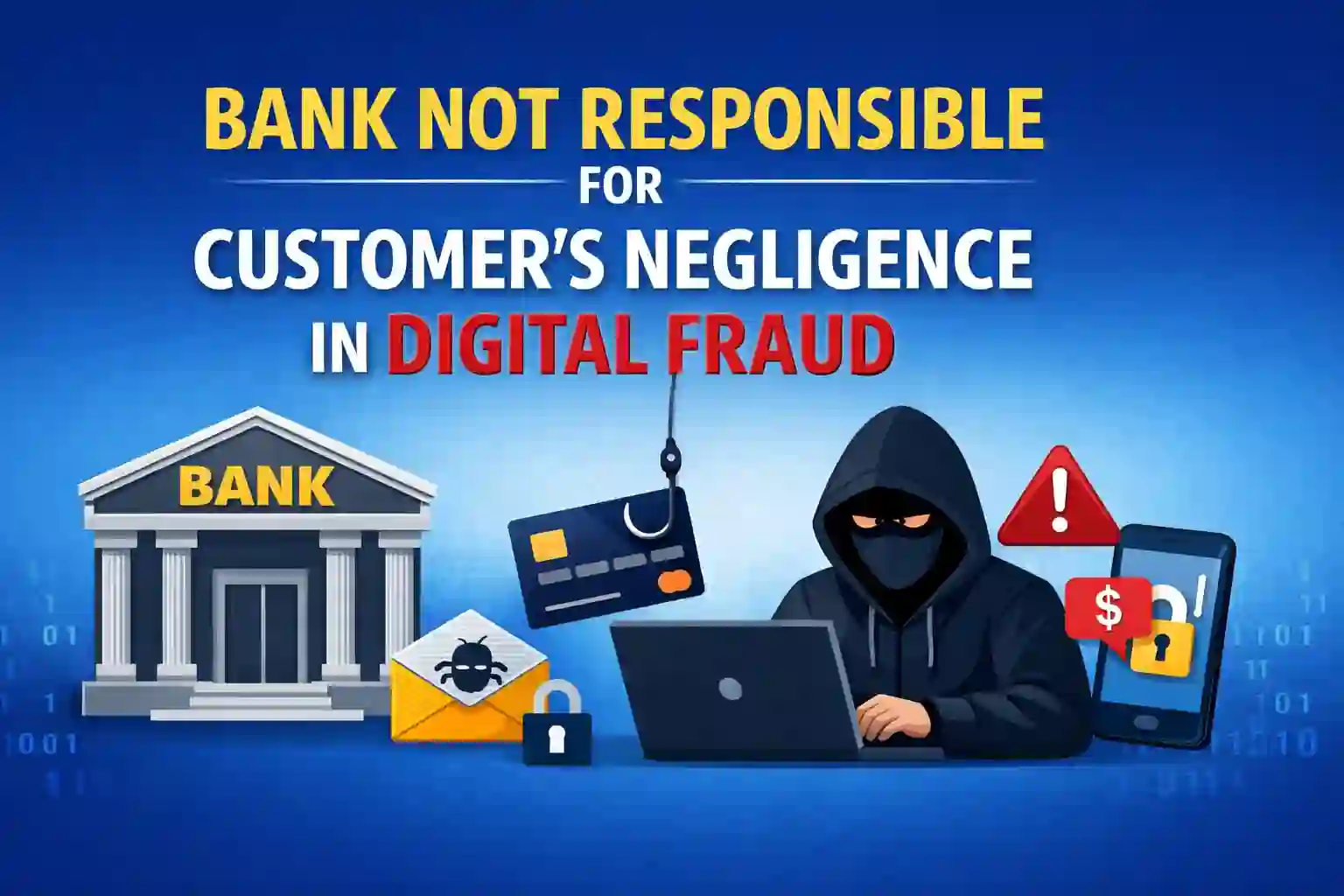 Bank not responsible for customer's negligence in Digital Fraud