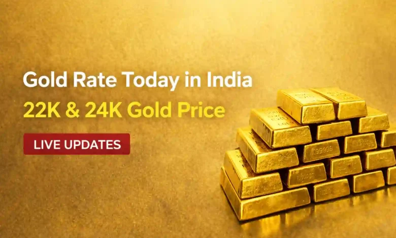 Gold Rate Today in India – 22K & 24K Gold Price (Live Updates)