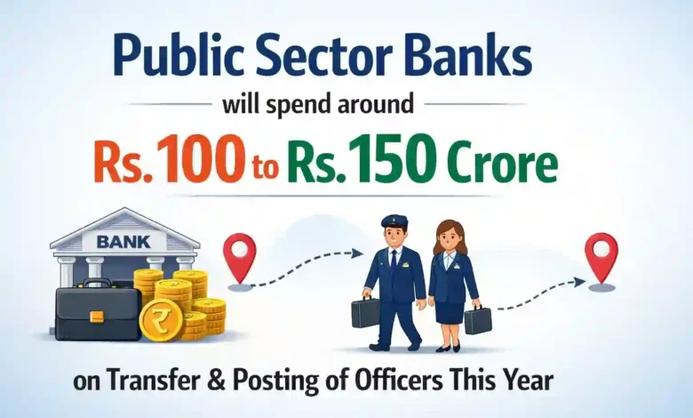 PSU Banks will spend approx Rs.100 - Rs.150 crore in rotational transfer of Officers this year
