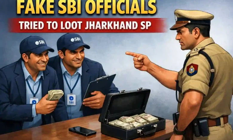 Fake SBI Officials tried to loot Jharkhand SP