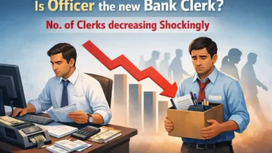 Is Officer the new Bank Clerk? No. of Clerks decreasing Shockingly