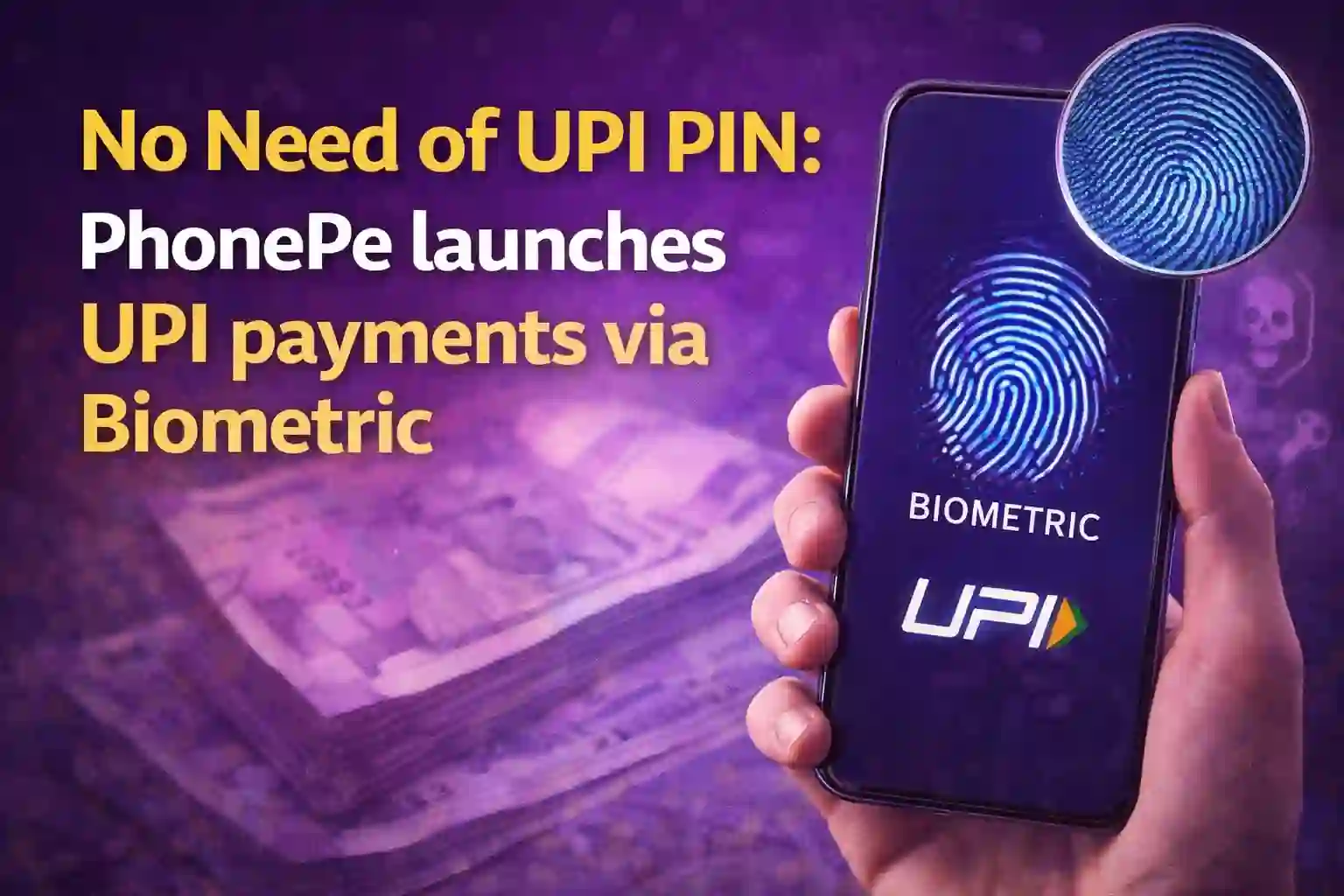 No Need of UPI PIN: PhonePe launches UPI payments via Biometric