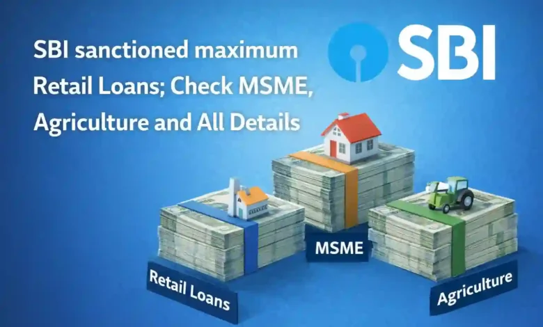 SBI sanctioned maximum Retail Loans; Check MSME, Agriculture and All Details