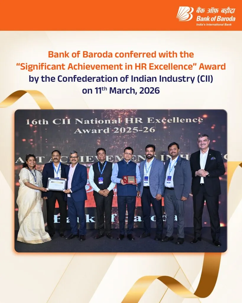 Bank of Baroda wins HR Excellence Award