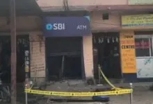 Thieves Uprooted and Stole SBI Bank ATM in Muzaffarpur