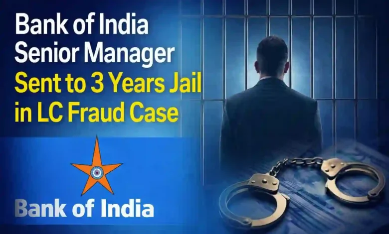 Bank of India Senior Manager sent to 3 Years Jail in LC Fraud Case