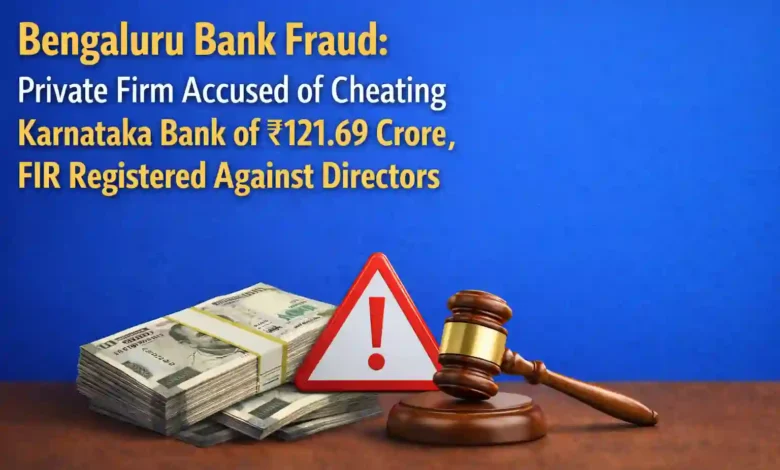 Bengaluru Bank Fraud: Private Firm Accused of Cheating Karnataka Bank of ₹121.69 Crore, FIR Registered Against Directors