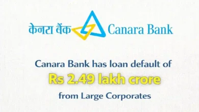 Canara Bank has loan default of Rs 2.49 lakh crore; Total Default over Rs 29 lakh crore in PSU Banks