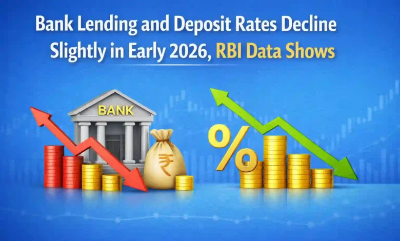 Bank Lending and Deposit Rates Decline Slightly in Early 2026, RBI Data Shows