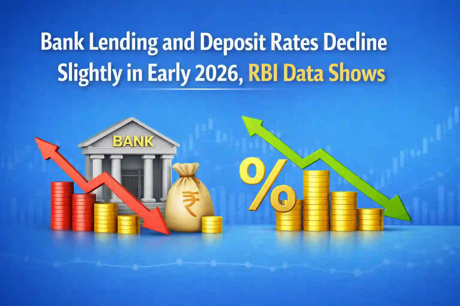 Bank Lending and Deposit Rates Decline Slightly in Early 2026, RBI Data Shows