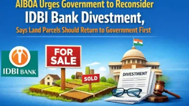 AIBOA Urges Government to Reconsider IDBI Bank Divestment, Says Land Parcels Should Return to Government First