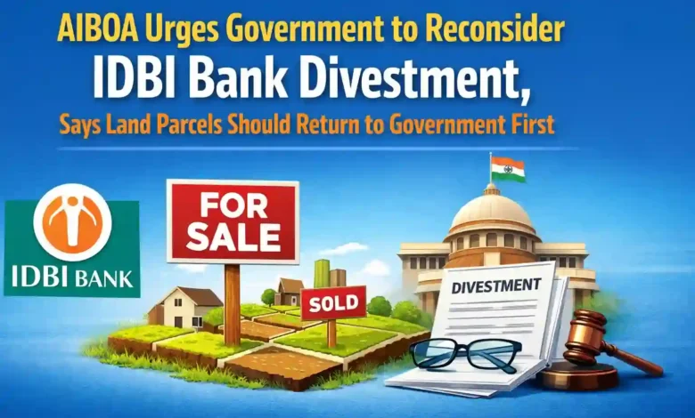 AIBOA Urges Government to Reconsider IDBI Bank Divestment, Says Land Parcels Should Return to Government First