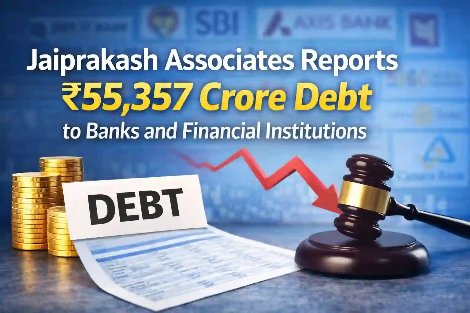 Jaiprakash Associates Reports ₹55,357 Crore Debt to Banks and Financial Institutions