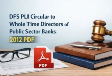 DFS PLI Circular to Whole Time Directors of Public Sector Banks 2012 PDF