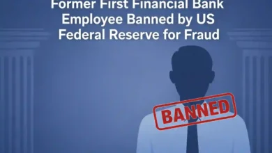 Former First Financial Bank Employee Banned by US Federal Reserve for Fraud